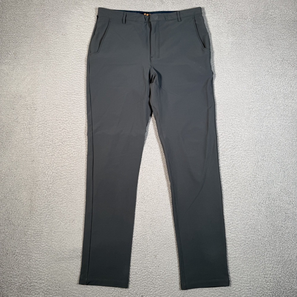 Teren Designs Pants Mens 32x34 Gray Outdoor Hiking Drawstring Tech Chino Preppy